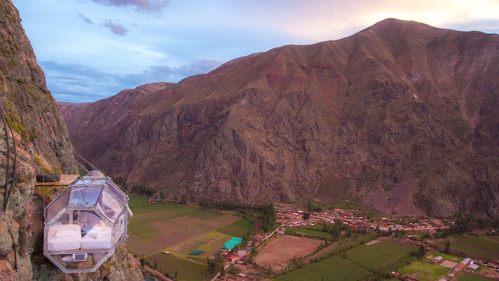 Hotéis incríveis: durma em cápsulas sobre o Vale Sagrado Inca