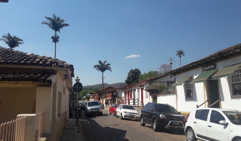 Rua dos restaurantes em Pirenópolis