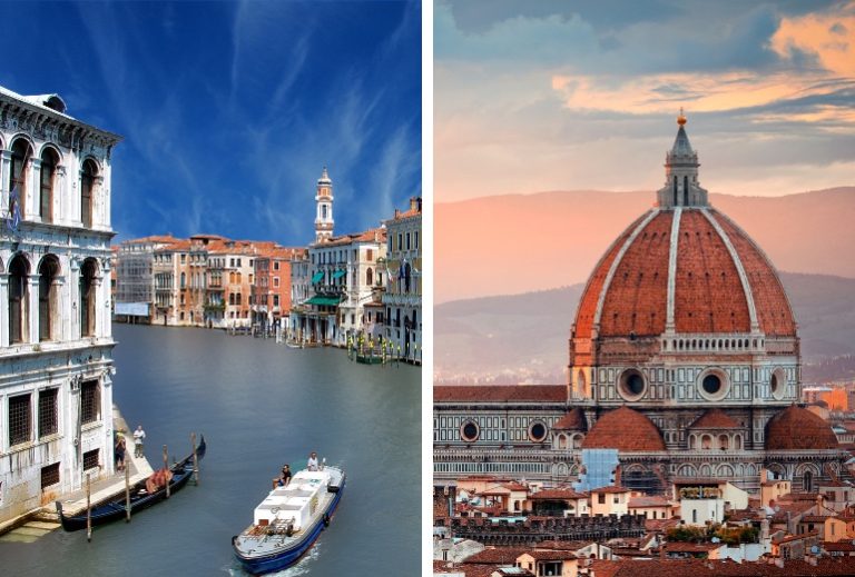 Veneza ou Florença: qual é melhor para sua viagem?
