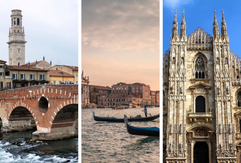 Verona ou Veneza ou Milão, qual a melhor base no norte da Itália?